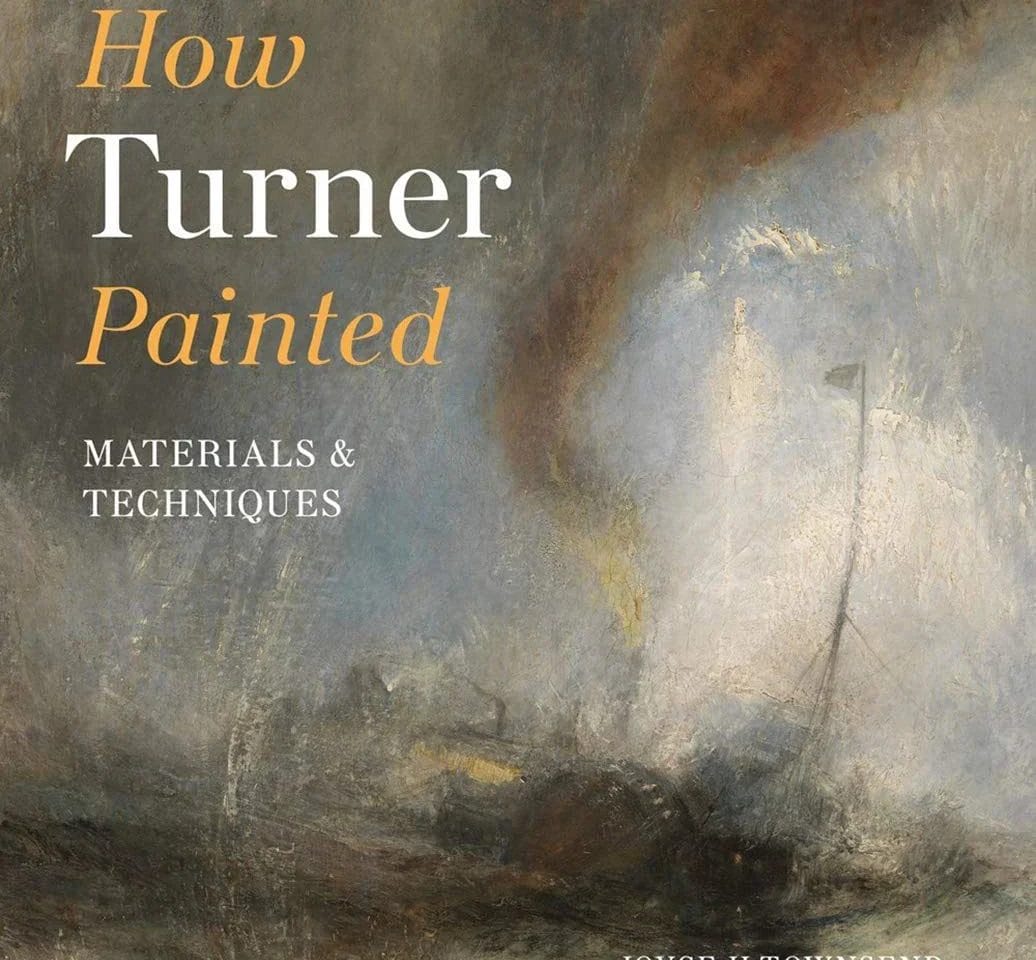 An art book titled How Turner Painted, Materials and Techniques
