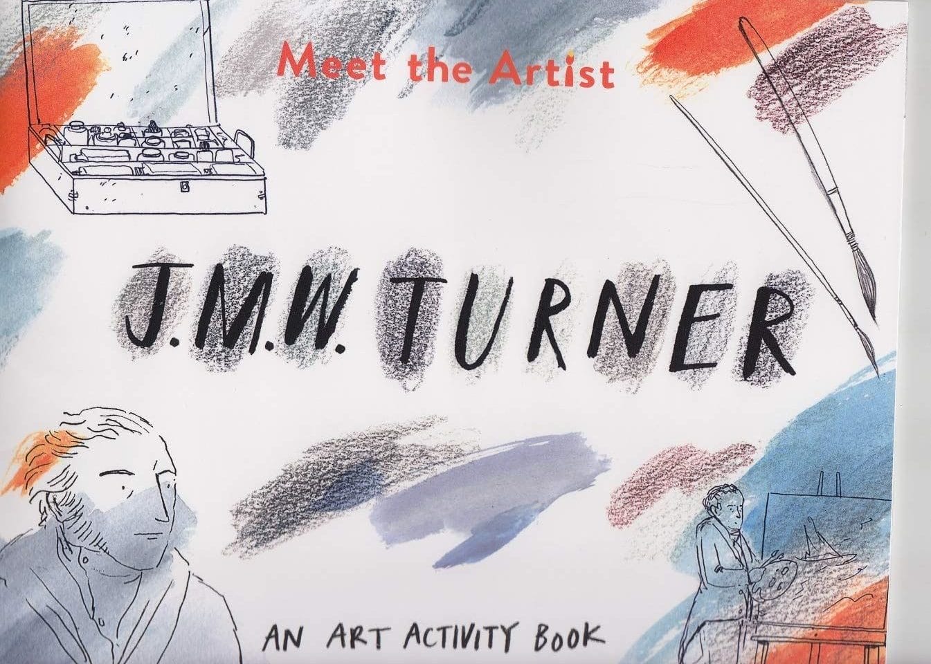 An art activity book titled Meet the Artist, JMW Turner.